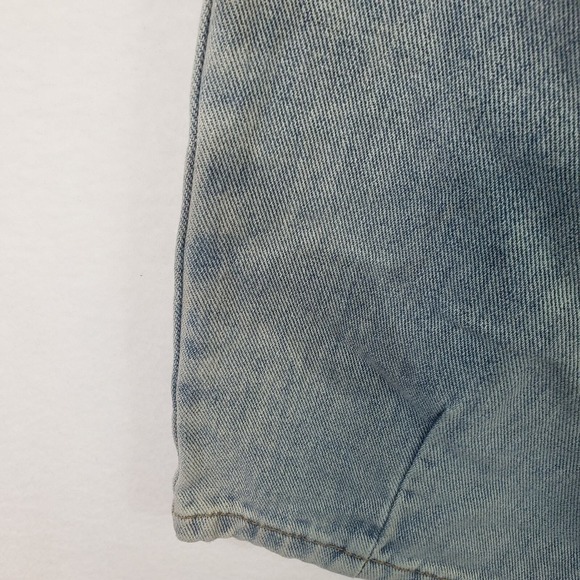DAZY Denim Womens Medium Mom Jeans High Waist Denim Pleated‎ Light Wash Casual - Picture 9 of 10